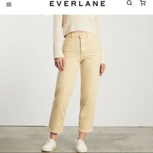 Everlane Way High Jean 28 Tall — Soybean